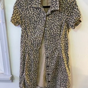 Cheetah print dress